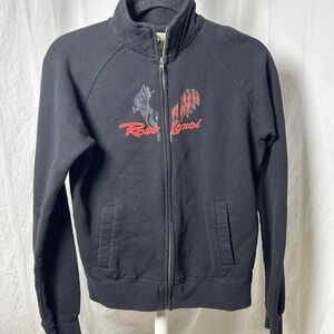 Rossignol Medium |Black| Full Zip‎ Sweater Sweatshirt rooster